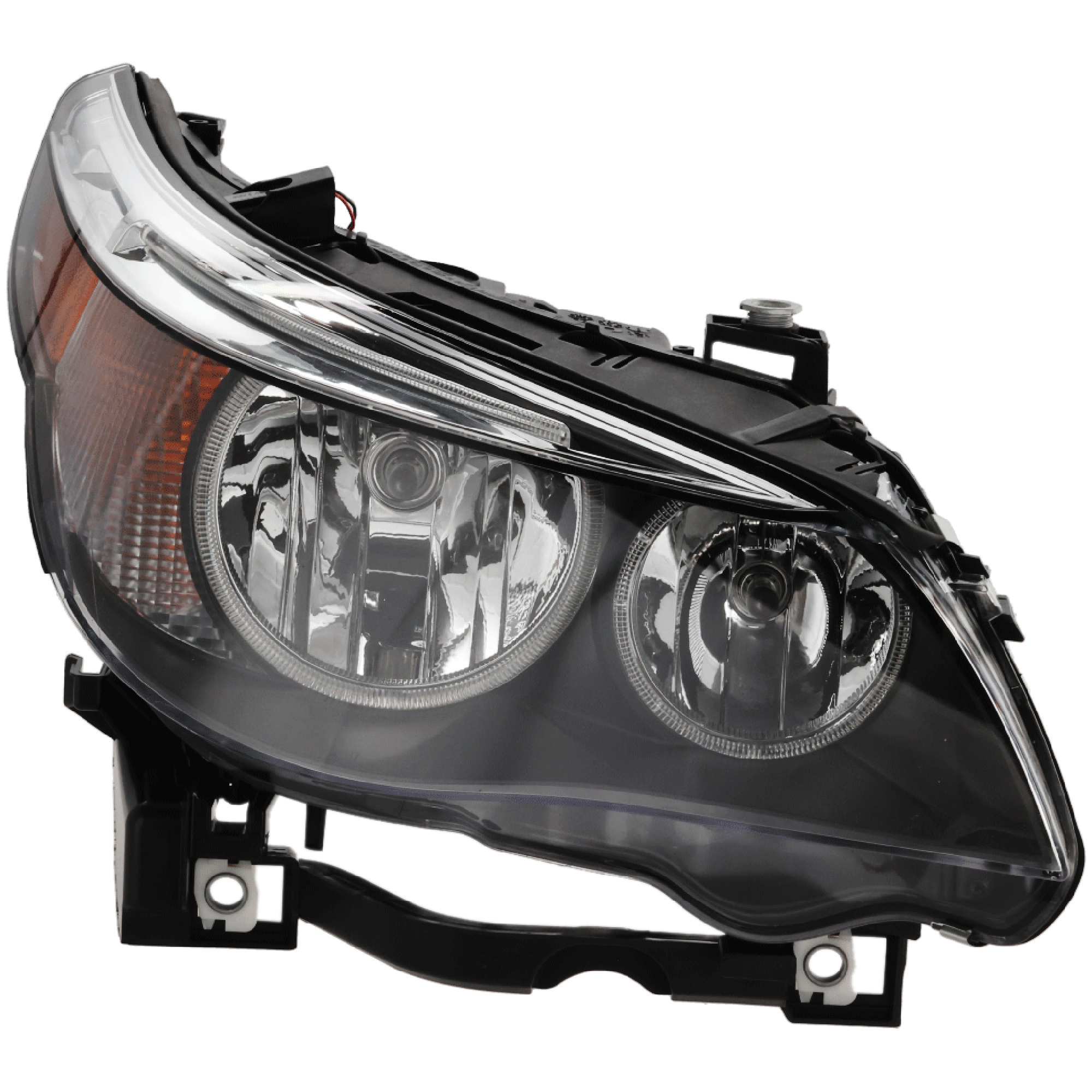 AM 5 SERIES 04-07 HEAD LAMP RH Assembly Halogen w o Auto Adjust Headlight Sedan SKU REPB100171 Partslink BM2503133 OEM 63127166116