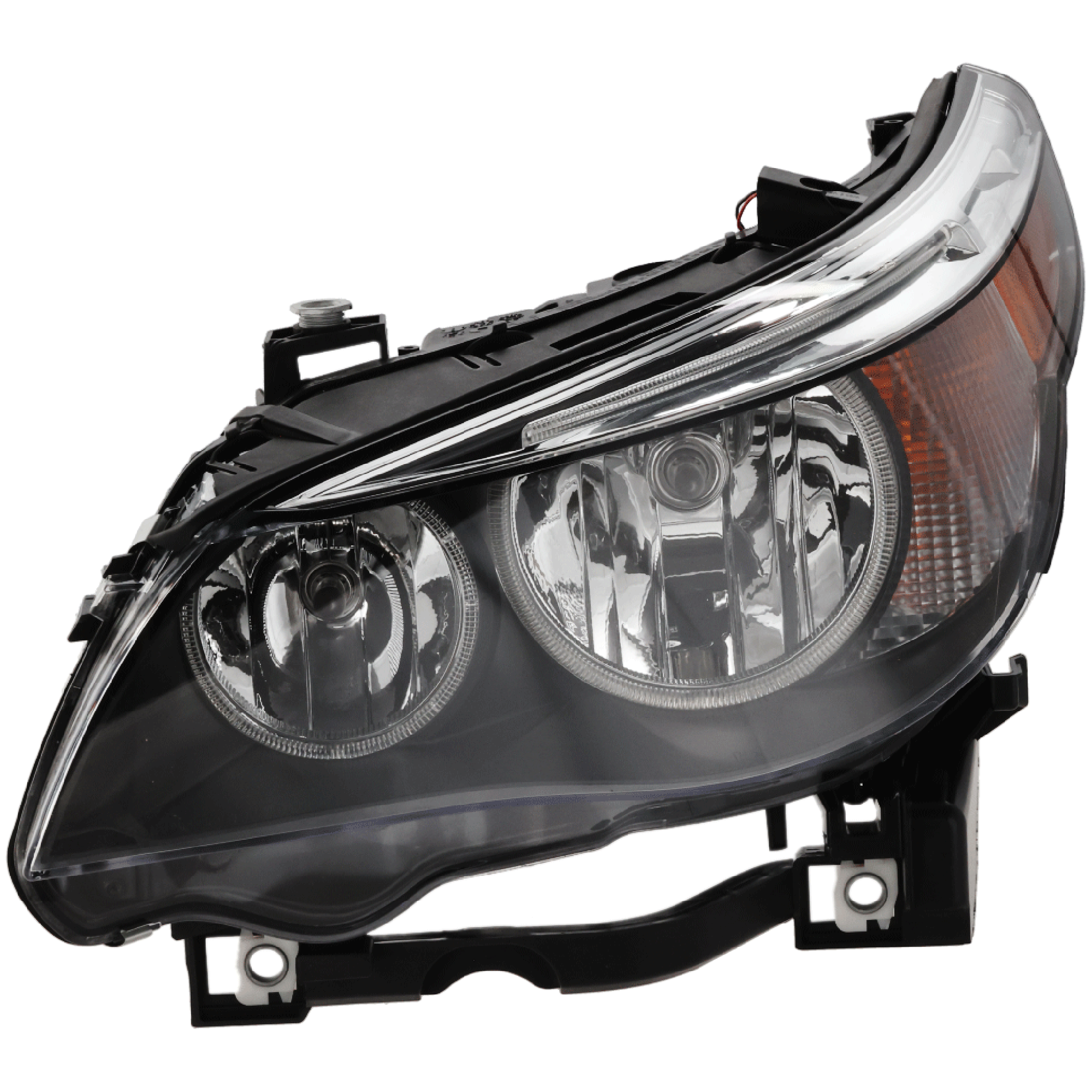 AM 5 SERIES 04-07 HEAD LAMP LH Assembly Halogen w o Auto Adjust Headlight Sedan SKU REPB100172 Partslink BM2502134 OEM 63127166115