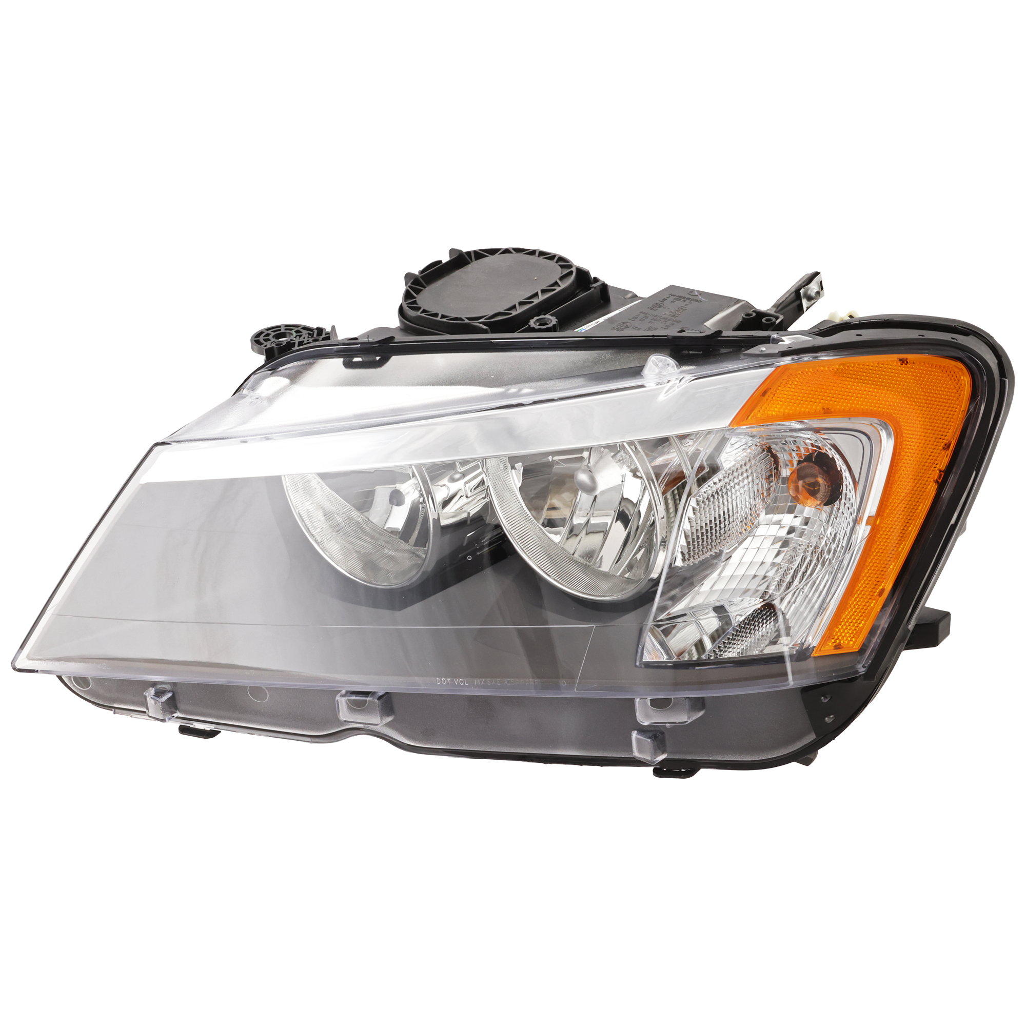 AM X3-11-14 HEAD LAMP LH Assembly Halogen SKU REPB100180 Partslink BM2502170 OEM 63117222025