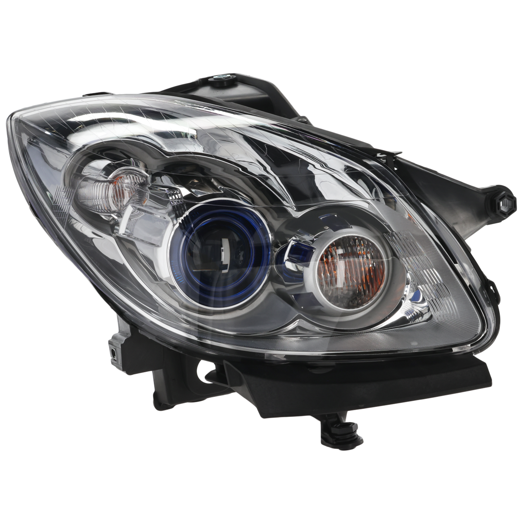 AM ENCLAVE 08-12 HEAD LAMP RH Assembly HID Xenon w HID Kit w o Auto adjust feature CAPA SKU REPB100181Q Partslink GM2503378C OEM 19351937