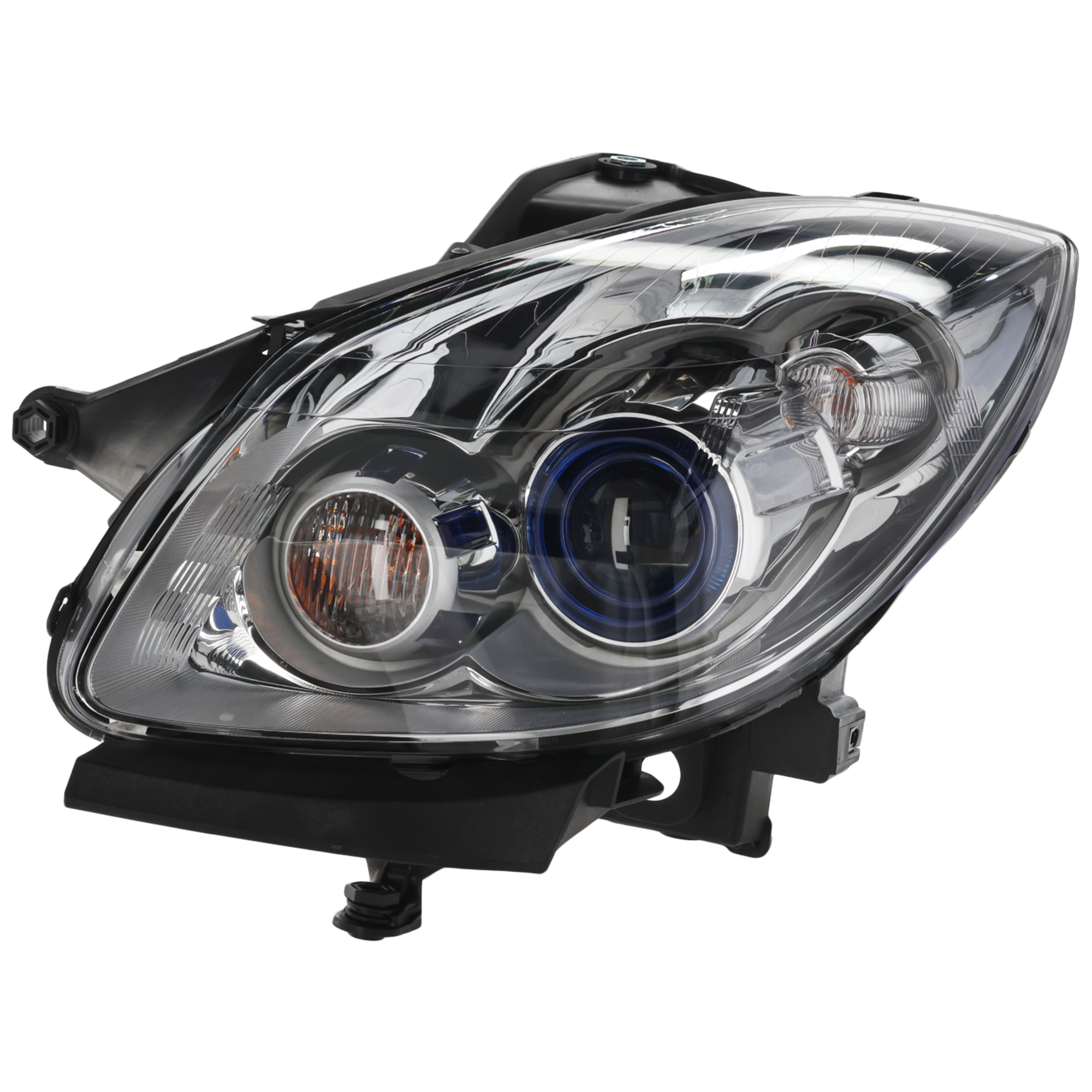 AM ENCLAVE 08-12 HEAD LAMP LH Assembly HID Xenon w HID Kit w o Auto adjust feature SKU REPB100182 Partslink GM2502378 OEM 19351936