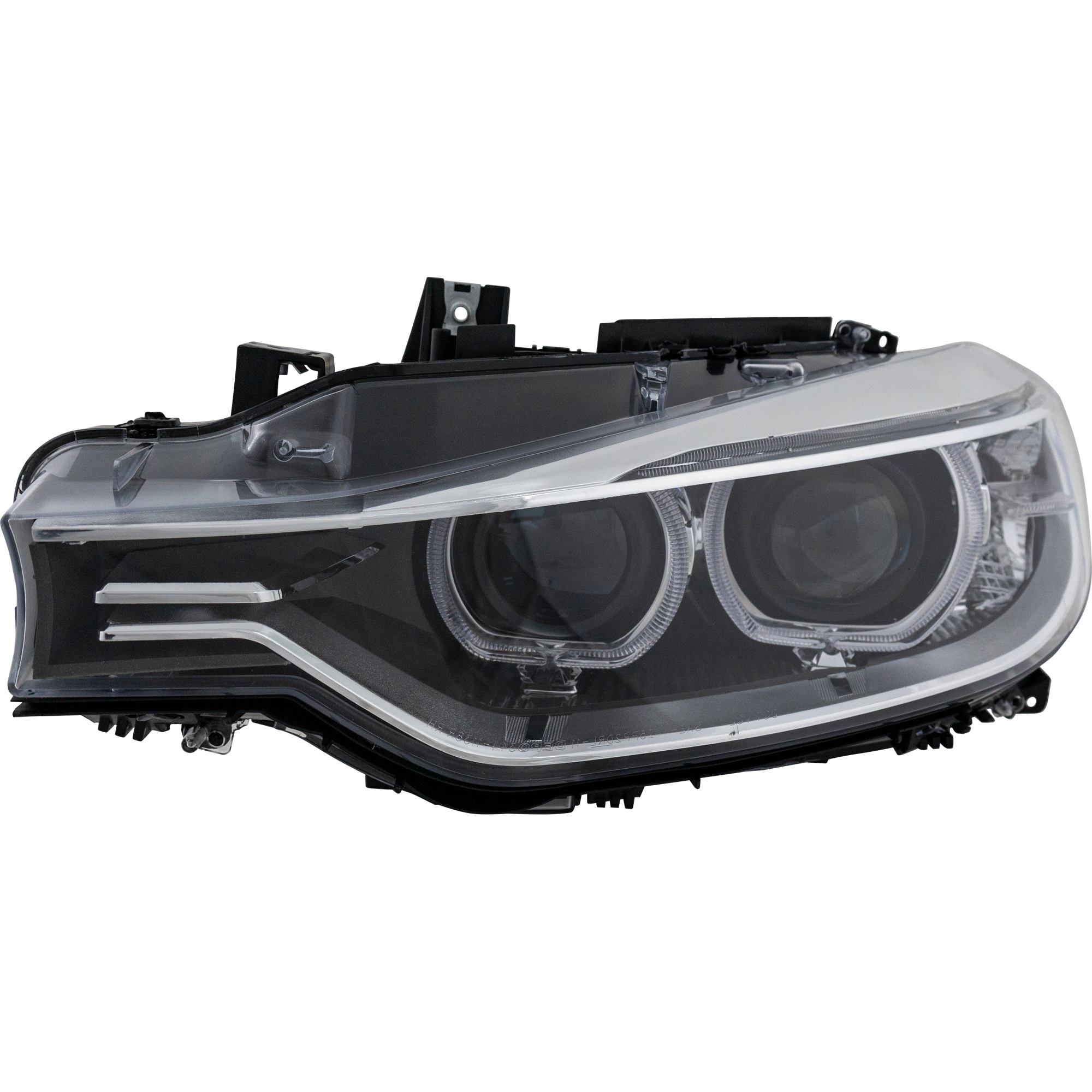 AM 3 SERIES 12-15 HEAD LAMP LH Lens and Housing HID Xenon w o HID Kit w o Adaptive Headlights Sedan Wagon SKU REPB100192 Partslink BM2502181 OEM 63117338705