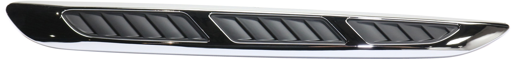 AM ENCLAVE 08-12 HOOD MOLDING RH Chrome SKU REPB132101 Partslink GM1235125 OEM 25867284
