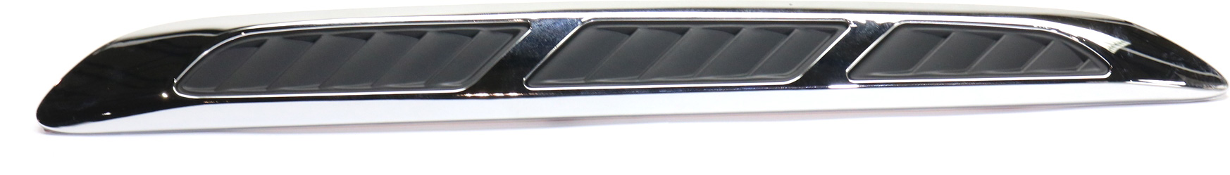 AM ENCLAVE 08-12 HOOD MOLDING LH Chrome SKU REPB132102 Partslink GM1235126 OEM 25867285