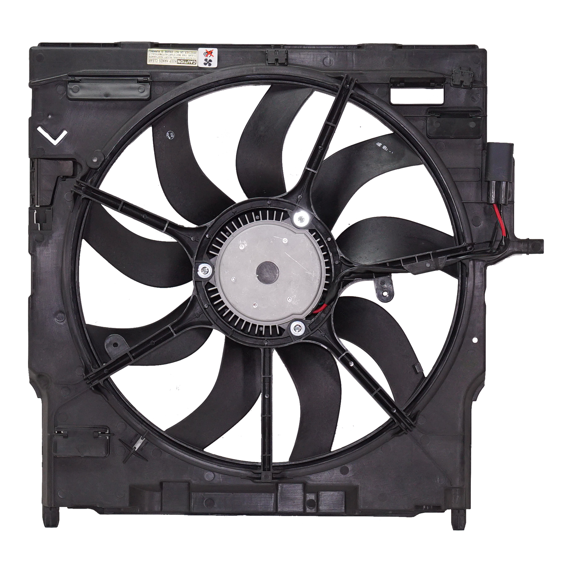AM X5-09-13 X6-08-14 RADIATOR FAN ASSEMBLY 3.0L 6 Cyl. Single Fan SKU REPB160911 Partslink BM3115124 OEM 17428618242