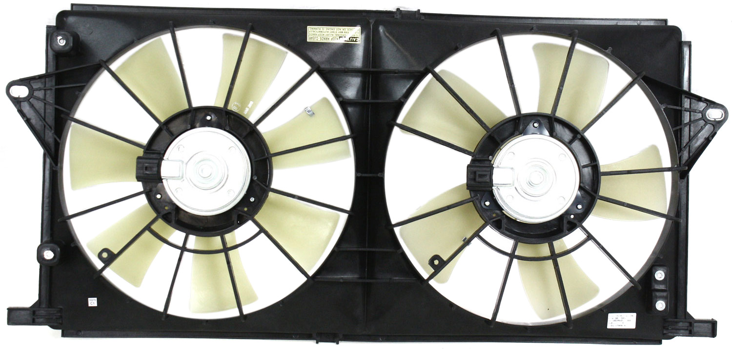 AM LUCERNE 06-11 RADIATOR FAN SHROUD ASSEMBLY Dual SKU REPB190901 Partslink GM3115189 OEM 21999691