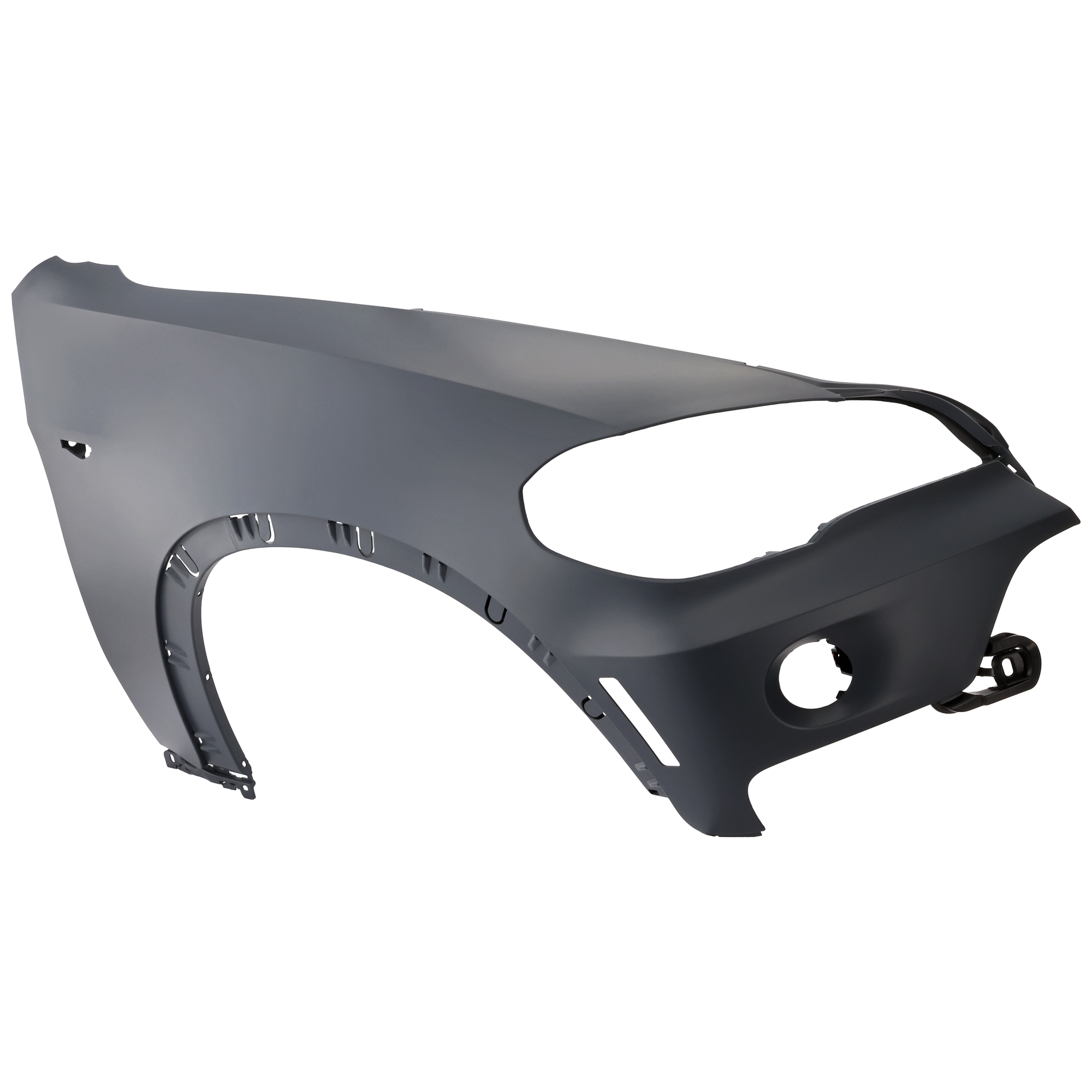 AM X5-07-10 FRONT FENDER RH Primed Exc. M Models w Signal Lamp and Reflector Hole w o Head Lamp Washer Hole SKU REPB220107 Partslink BM1241145 OEM 51657178398