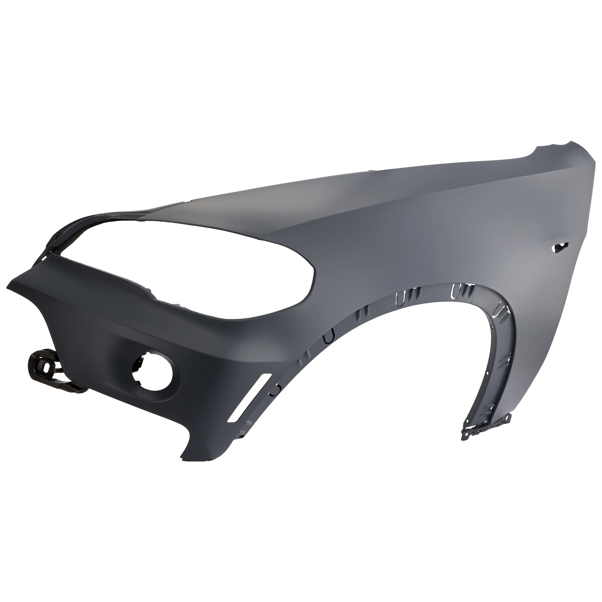 AM X5-07-10 FRONT FENDER LH Primed Exc. M Models w Signal Lamp and Reflector Hole w o Head Lamp Washer Hole SKU REPB220108 Partslink BM1240145 OEM 51657178397