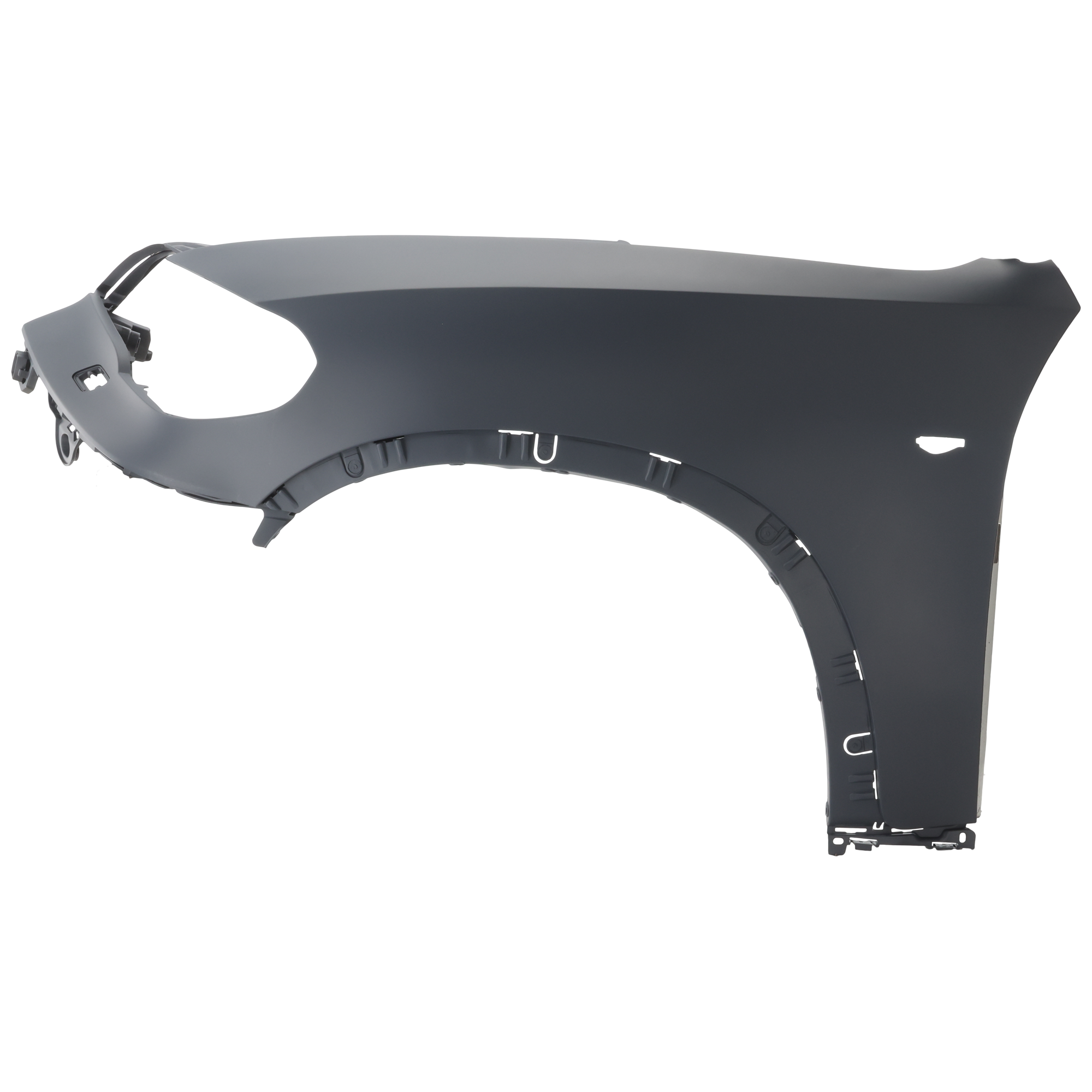 AM X5-11-13 FRONT FENDER LH Primed Exc. M Models Fiberglass w HeadLamp Washer Hole w Side Lamp Hole CAPA SKU REPB220166Q Partslink BM1240159C OEM 51657222995