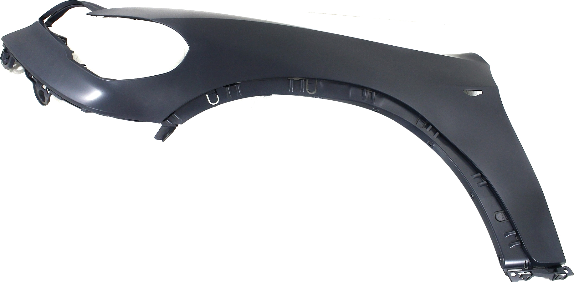 AM X5-11-13 FRONT FENDER LH Primed Exc. M Models Fiberglass w o HeadLamp Washer Hole w Side Lamp Hole SKU REPB220168 Partslink BM1240158 OEM 51657222991