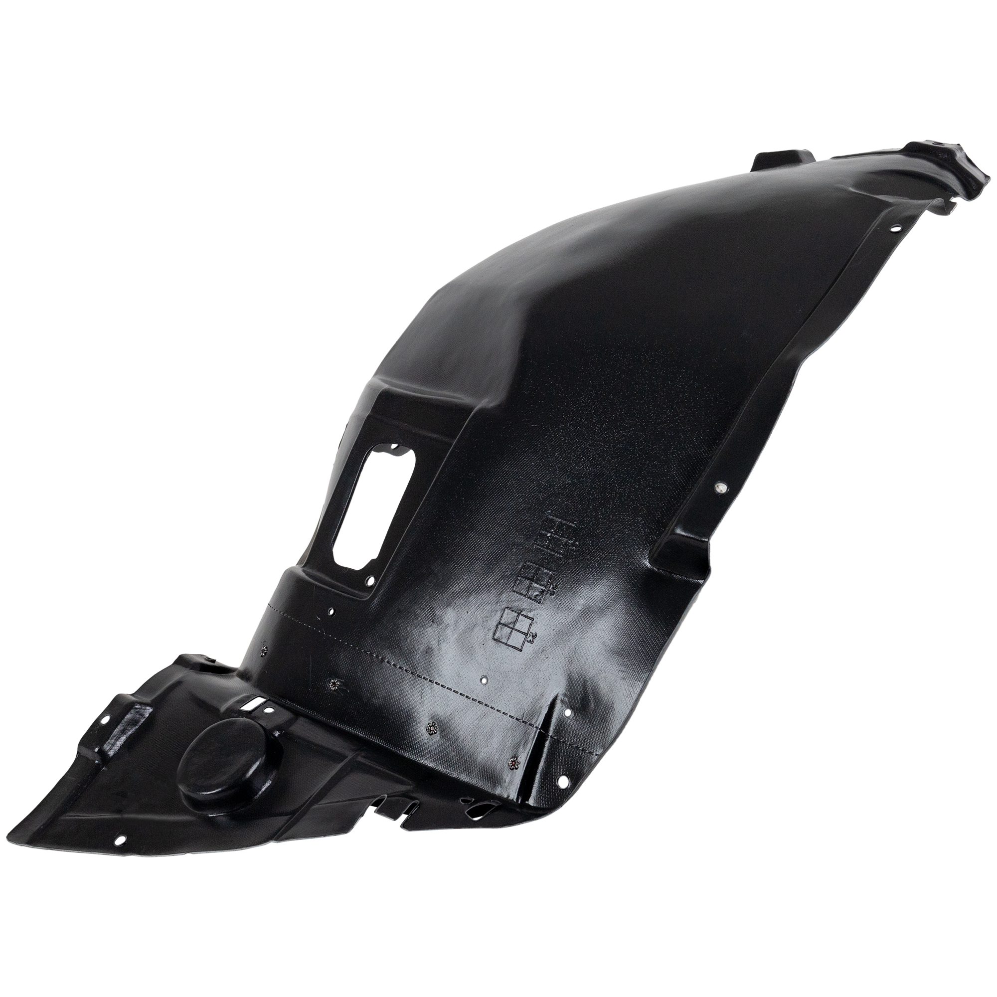 AM 3 SERIES 07-13 FRONT FENDER LINER LH Front Section Convertible Coupe 3.0L Eng. w o Turbo and M Package SKU REPB222118 Partslink BM1250120 OEM 51717154415