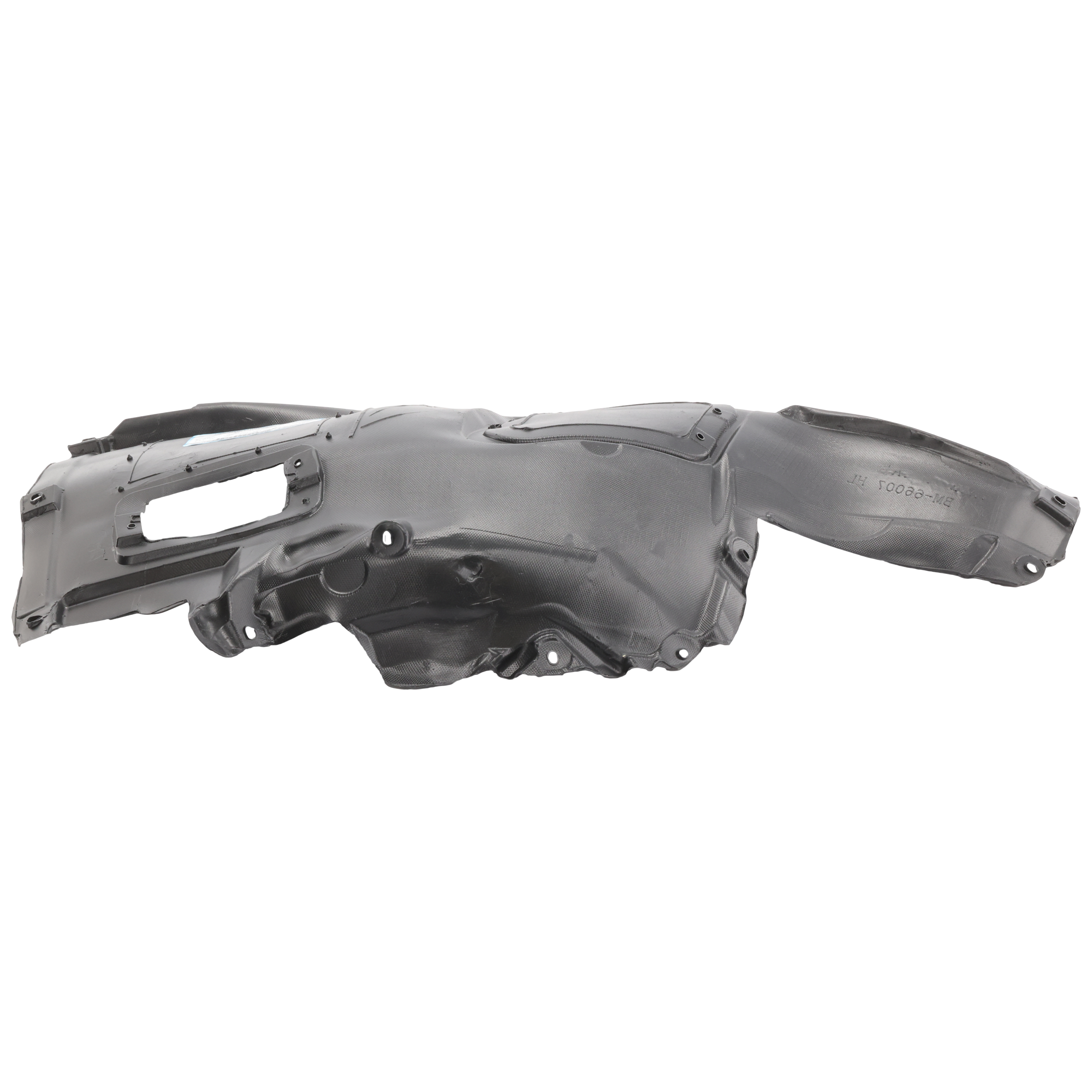 AM 5 SERIES 11-16 FRONT FENDER LINER RH Front Section Plastic Vacuum Form Sedan SKU REPB222153 OEM 51717186728 PFM