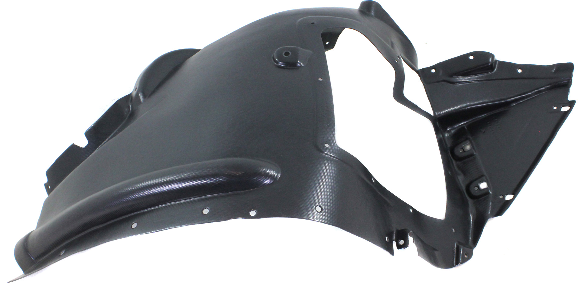 AM X5-07-13 X6-10-11 FRONT FENDER LINER RH Front Section X6 Hybrid X5 M Model w M Package SKU REPB222157 Partslink BM1249122 OEM 51717180620