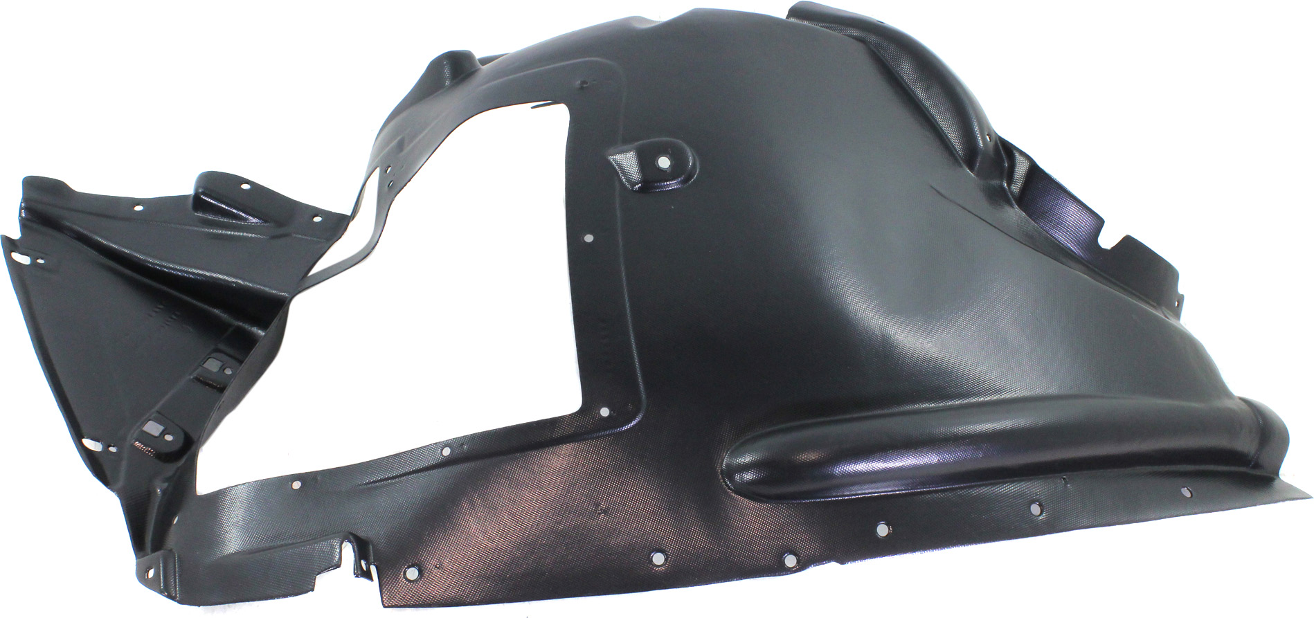 AM X5-07-13 X6-10-11 FRONT FENDER LINER LH Front Section X6 Hybrid X5 M Model w M Package SKU REPB222158 Partslink BM1248122 OEM 51717180619
