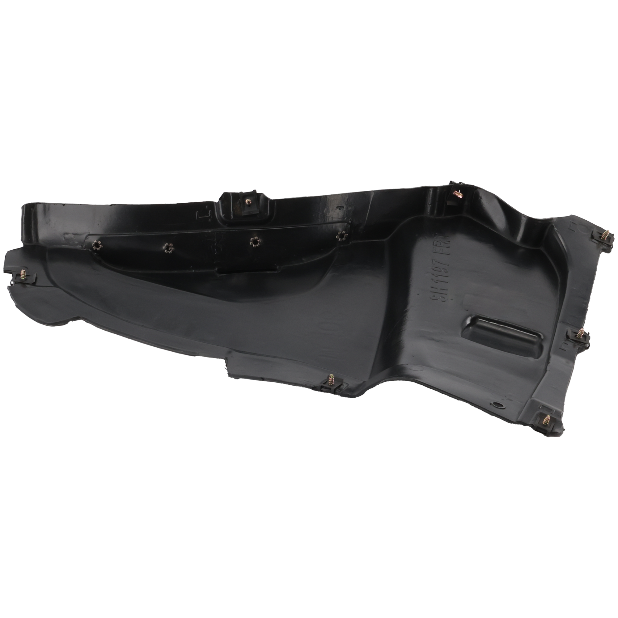 AM 3 SERIES 13-19 FRONT FENDER LINER RH Front Section Lower Black Sedan 13-18 Wagon 14-19 w M Sport Package SKU REPB222165 Partslink BM1251125 OEM 51718055020