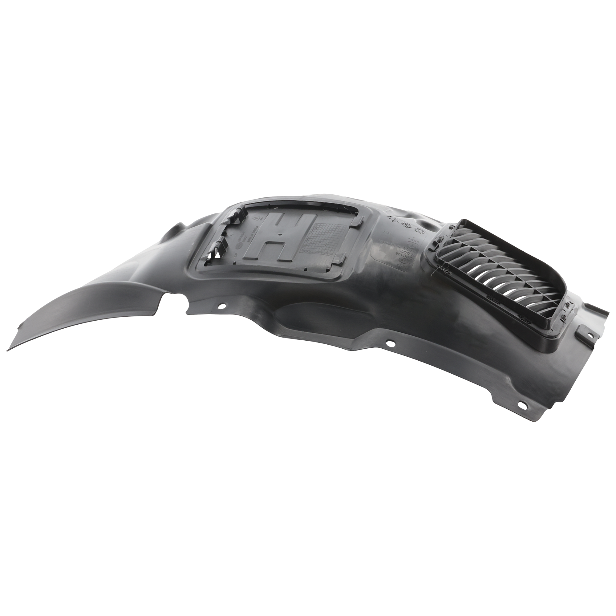 AM 3 SERIES 12-18 FRONT FENDER LINER RH Front Upper Section Plastic Injection Form Sedan Wagon SKU REPB222187 Partslink BM1249130 OEM 51717260728