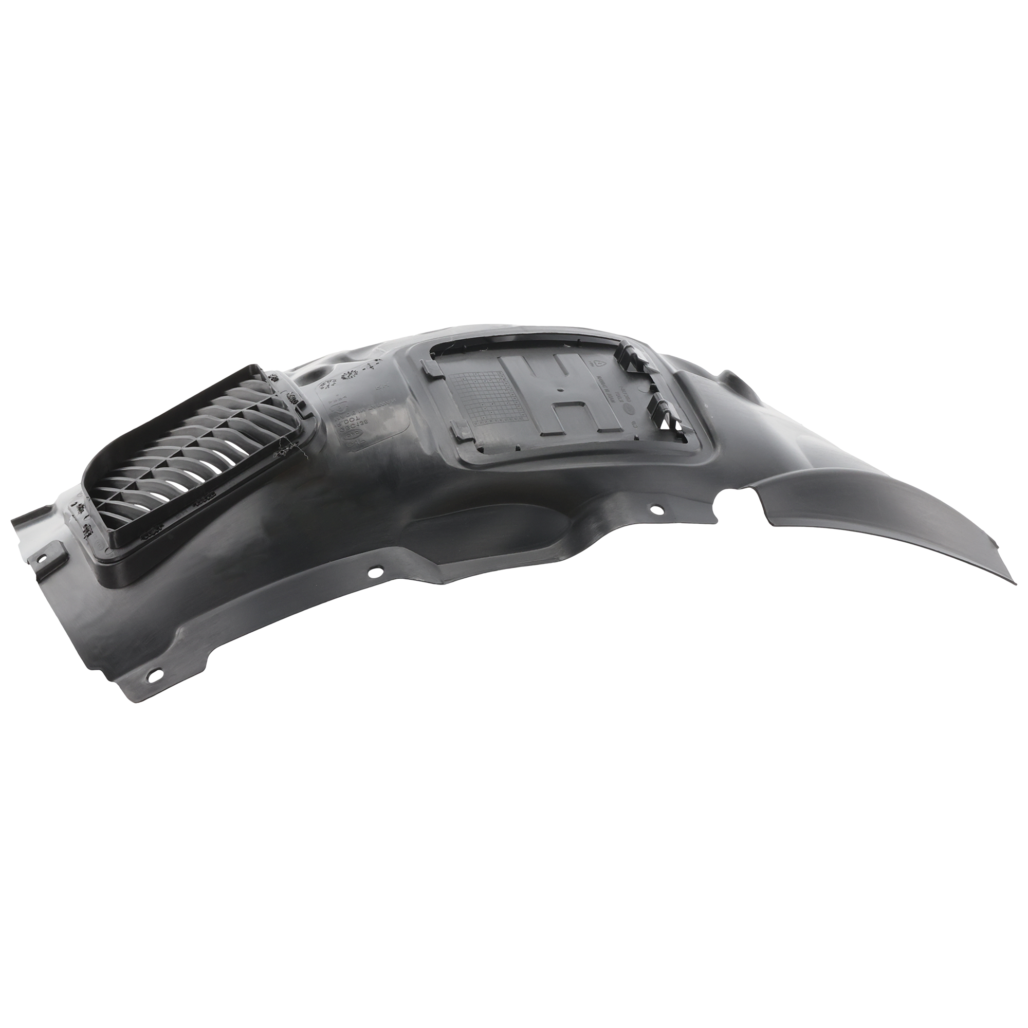 AM 3 SERIES 12-18 FRONT FENDER LINER LH Front Upper Section Plastic Injection Form Sedan Wagon CAPA SKU REPB222188Q Partslink BM1248130C OEM 51717260727
