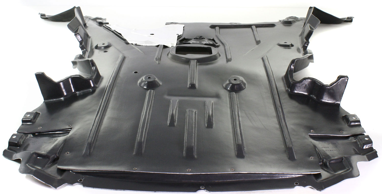 AM 128I 08-13 ENGINE SPLASH SHIELD Under Cover Front Center Convertible SKU REPB310116 Partslink BM1228137 OEM 51757166252