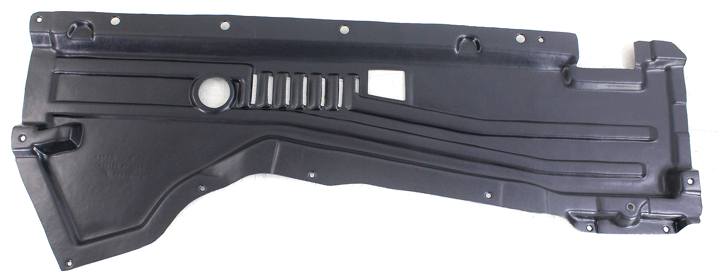 AM X5-07-18 X6-08-18 ENGINE SPLASH SHIELD Under Cover LH w or w o Adaptive Drive SKU REPB310144 Partslink BM1228164 OEM 51757158403-51757308676
