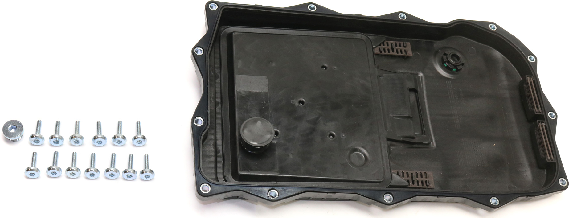 AM CHALLENGER CHARGER 19-19 AUTOMATIC TRANSMISSION FILTER Includes Oil Pan and Filter SKU REPB318502 OEM 24118612901-24117604960