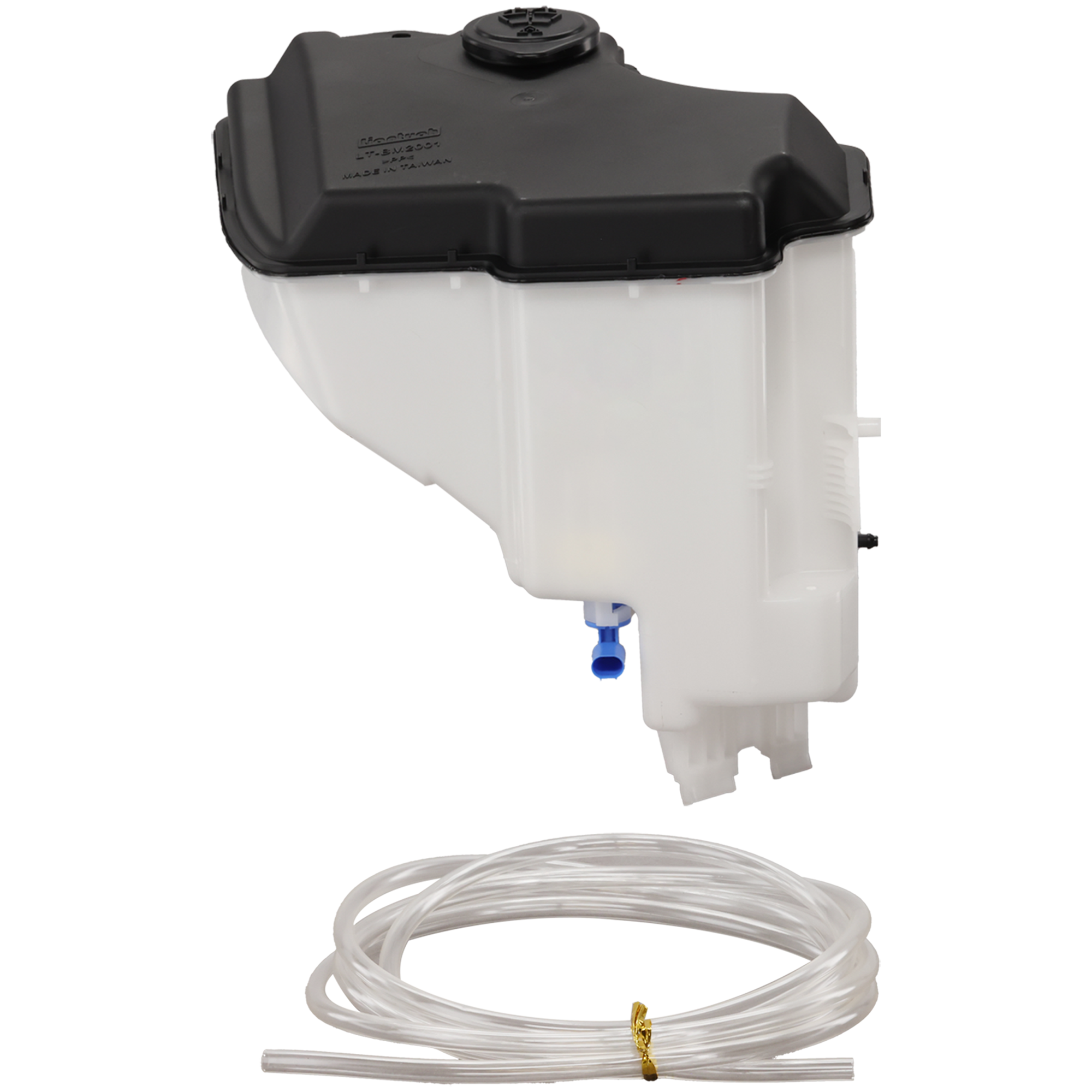 AM 3 SERIES 99-06 WASHER RESERVOIR Assy w Pump Cap and Sensor w o HLight Washer SKU REPB370511 Partslink BM1288104 OEM 61667007970 PFM