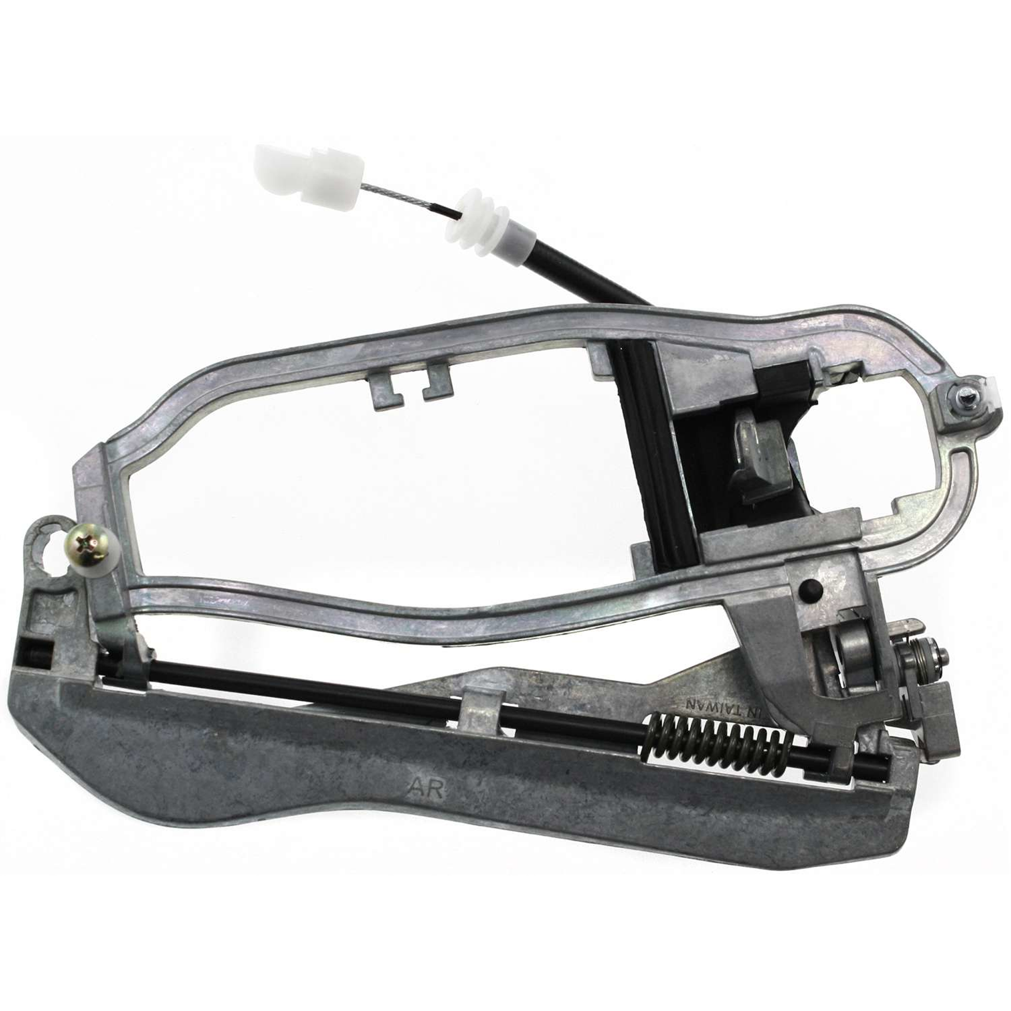 AM X5-00-06 FRONT EXTERIOR DOOR HANDLE RH Unfinished With Carrier and Cable Without Button Cover SKU REPB462101 Partslink BM1311104 OEM 51218243616