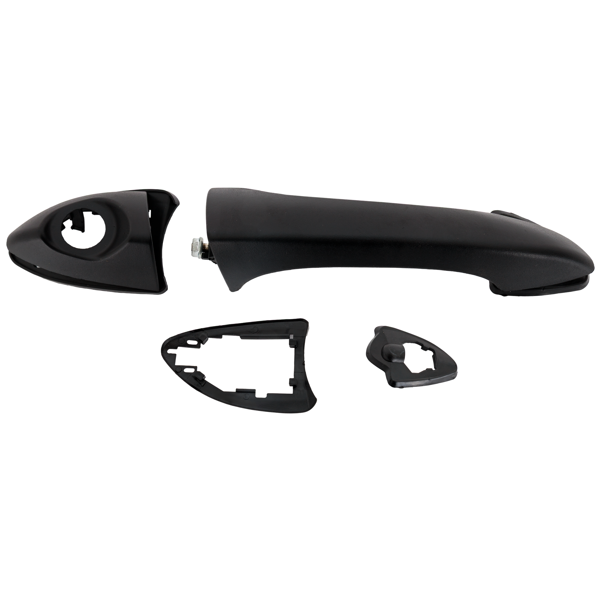 AM X5-00-06 FRONT OR REAR EXTERIOR DOOR HANDLE RH Textured Black without Key Hole with Button Cover and Lever without Carrier and Cable SKU REPB462103 OEM 51218243618