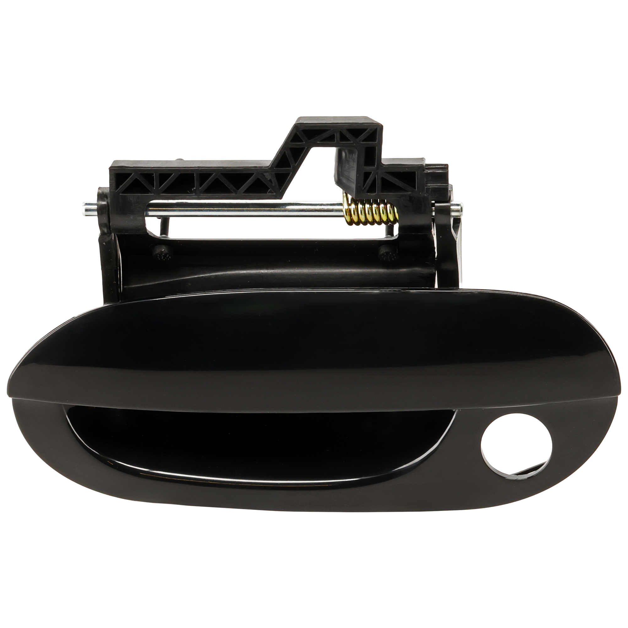 AM 5 SERIES 97-03 FRONT EXTERIOR DOOR HANDLE LH Black w Hole w Remote Locking SKU REPB462108 Partslink BM1310105 OEM 51218245461