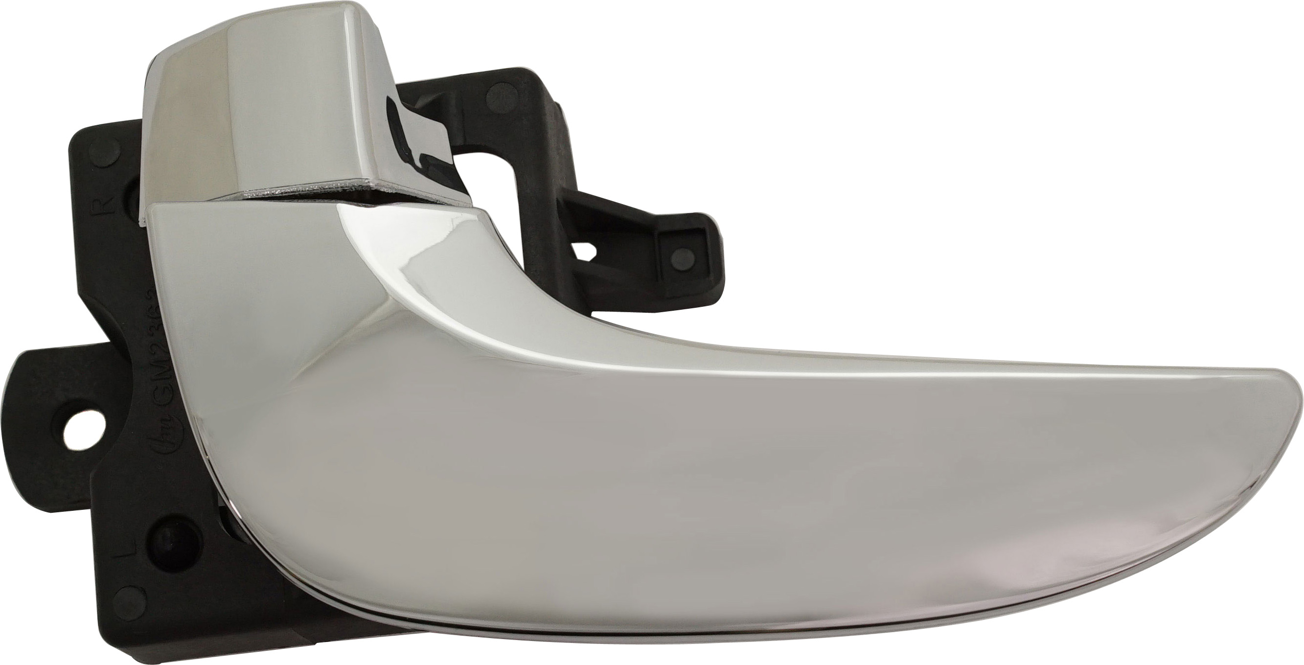 AM RENDEZVOUS 04-05 FRONT INTERIOR DOOR HANDLE LH Chrome Ultra Model SKU REPB462140 Partslink GM1352154 OEM 10376824