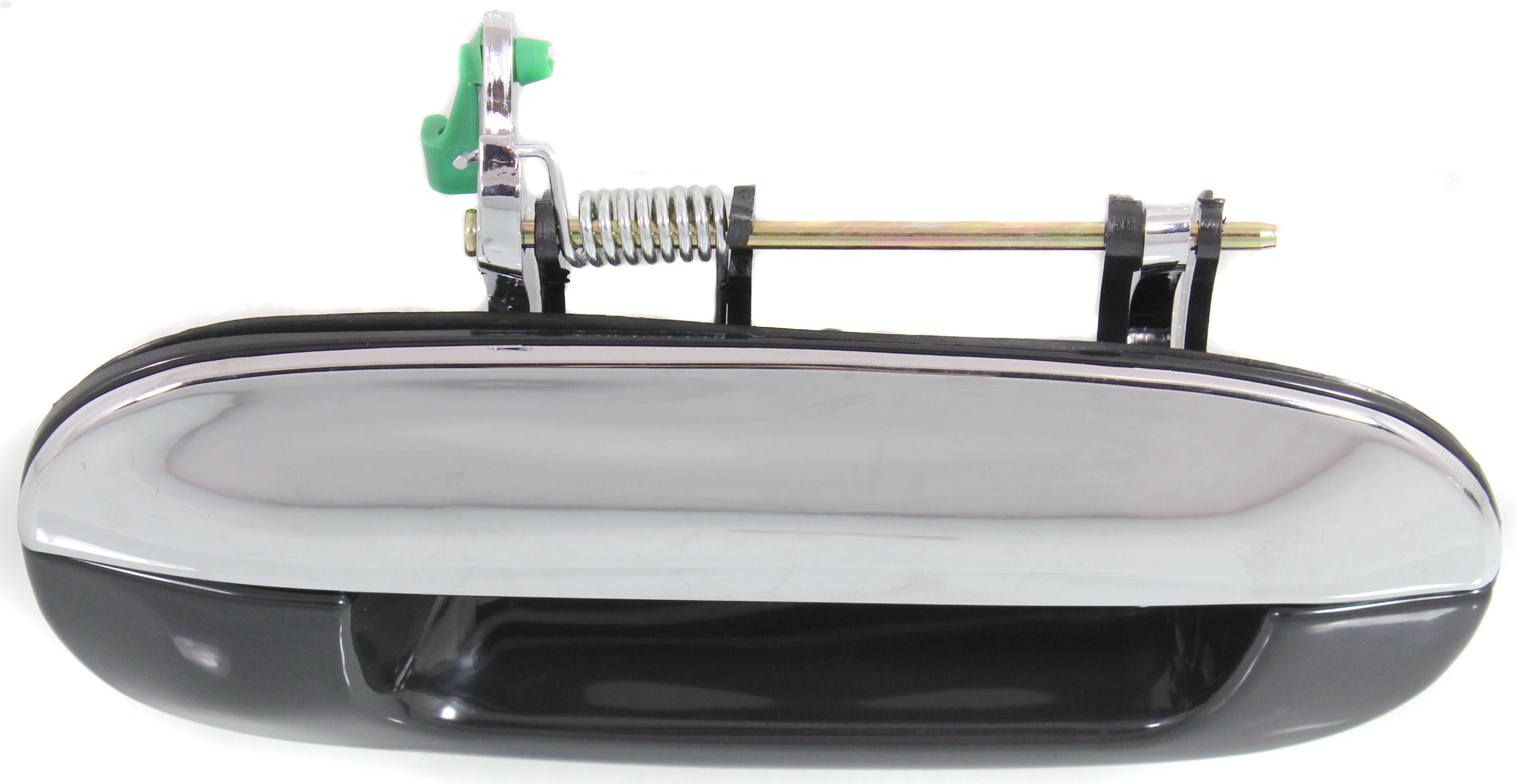 AM TRAILBLAZER ENVOY 02-09 FRONT EXTERIOR DOOR HANDLE RH Chrme Lvr+Smth Blk Hsg. w o Keyhole SKU REPB462141 Partslink GM1311175 OEM 88981049