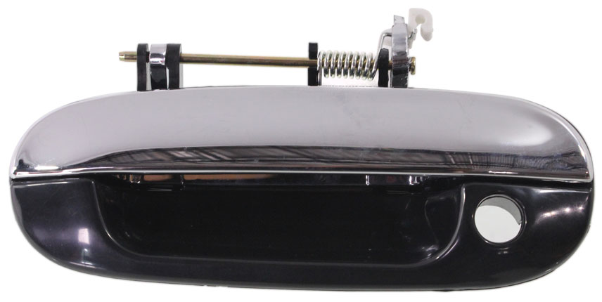 AM TRAILBLAZER ENVOY 02-09 FRONT EXTERIOR DOOR HANDLE LH Chrme Lvr+Smth Blk Hsg. w Keyhole SKU REPB462142 Partslink GM1310175 OEM 88981048