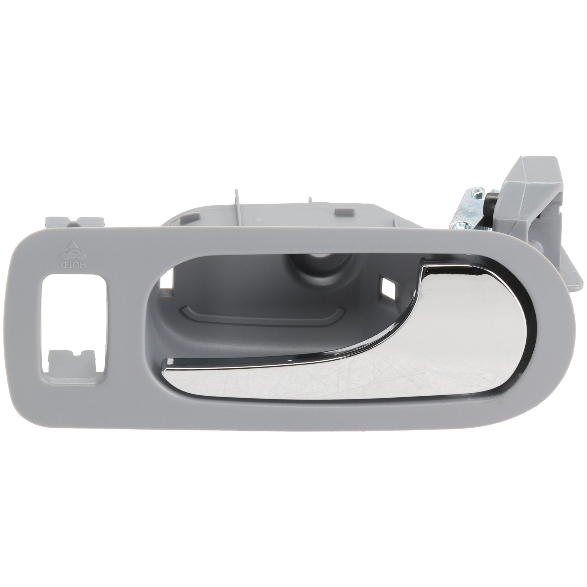 AM ALLURE LACROSSE 05-09 FRONT INTERIOR DOOR HANDLE RH Light gray bezel Titanium w chrome lever w Door Lock Hole SKU REPB462157 Partslink GM1353161 OEM 15779700
