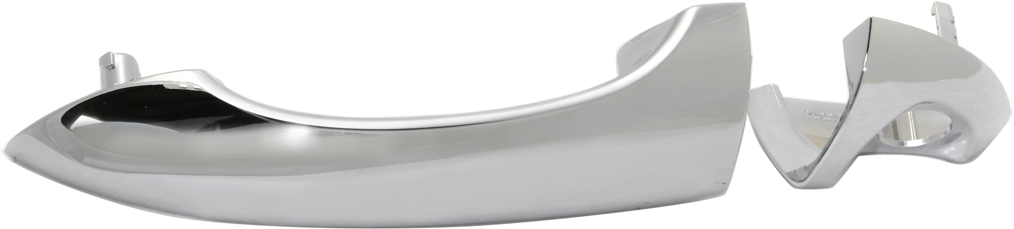 AM X5-00-06 FRONT EXTERIOR DOOR HANDLE LH All Chrome With Lever and Button Cover Without Cable SKU REPB462192 OEM 51218243617 PFM