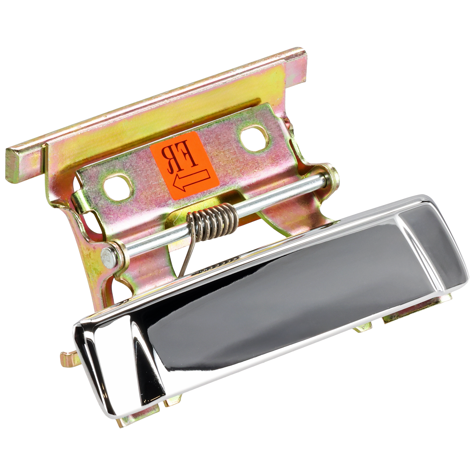 AM 3 SERIES 82-91 FRONT EXTERIOR DOOR HANDLE LH All Chrome Cover+Base Plastic SKU REPB462320 OEM 51211923996 PFM 51211906891 PF