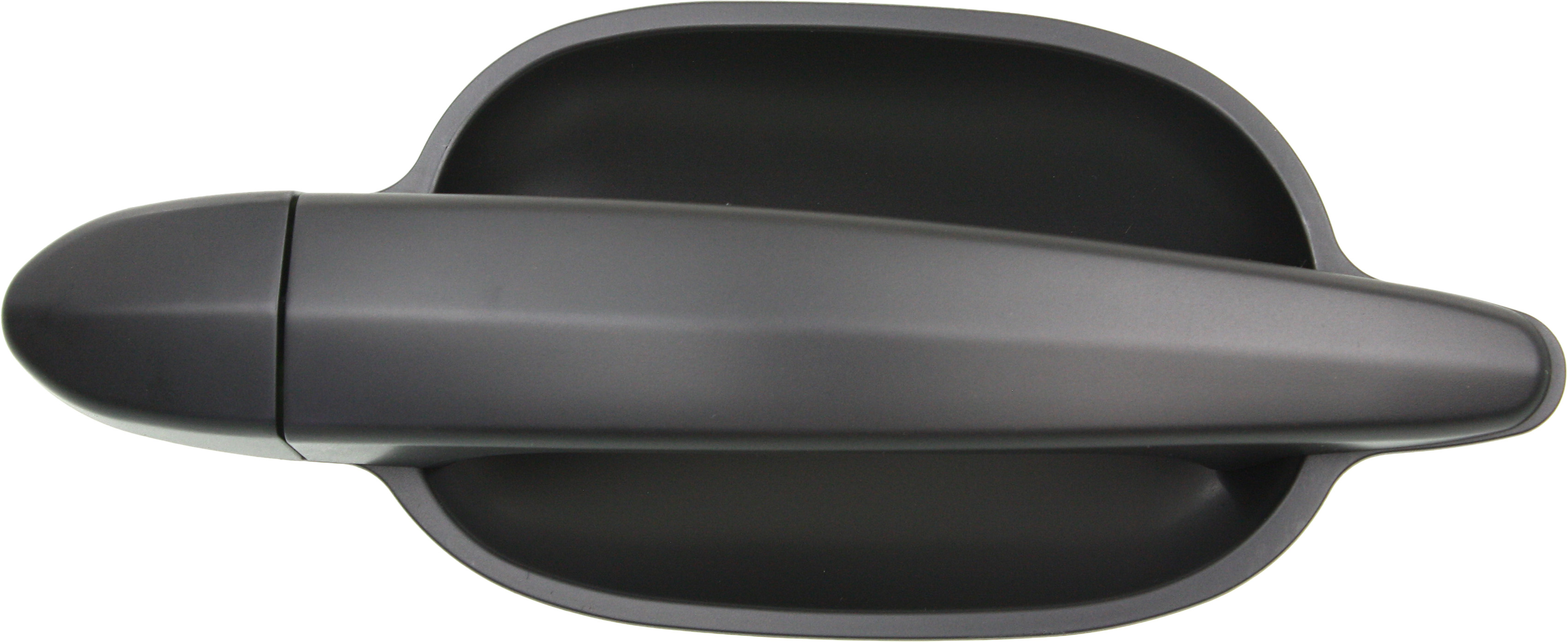 AM 5 SERIES 6 SERIES 04-10 FRONT EXTERIOR DOOR HANDLE RH Primed Black w o Keyhole Plastic =REAR RH SKU REPB462343K OEM 51216961444-51217191916