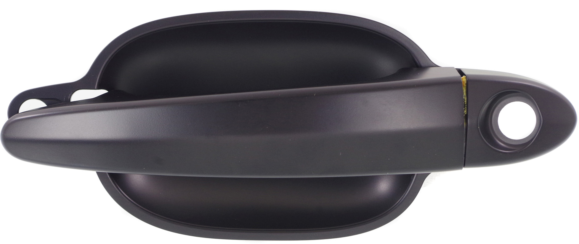 AM 5 SERIES 6 SERIES 04-10 FRONT EXTERIOR DOOR HANDLE RH Primed Black w Keyhole Plastic SKU REPB462343 OEM 51216961444