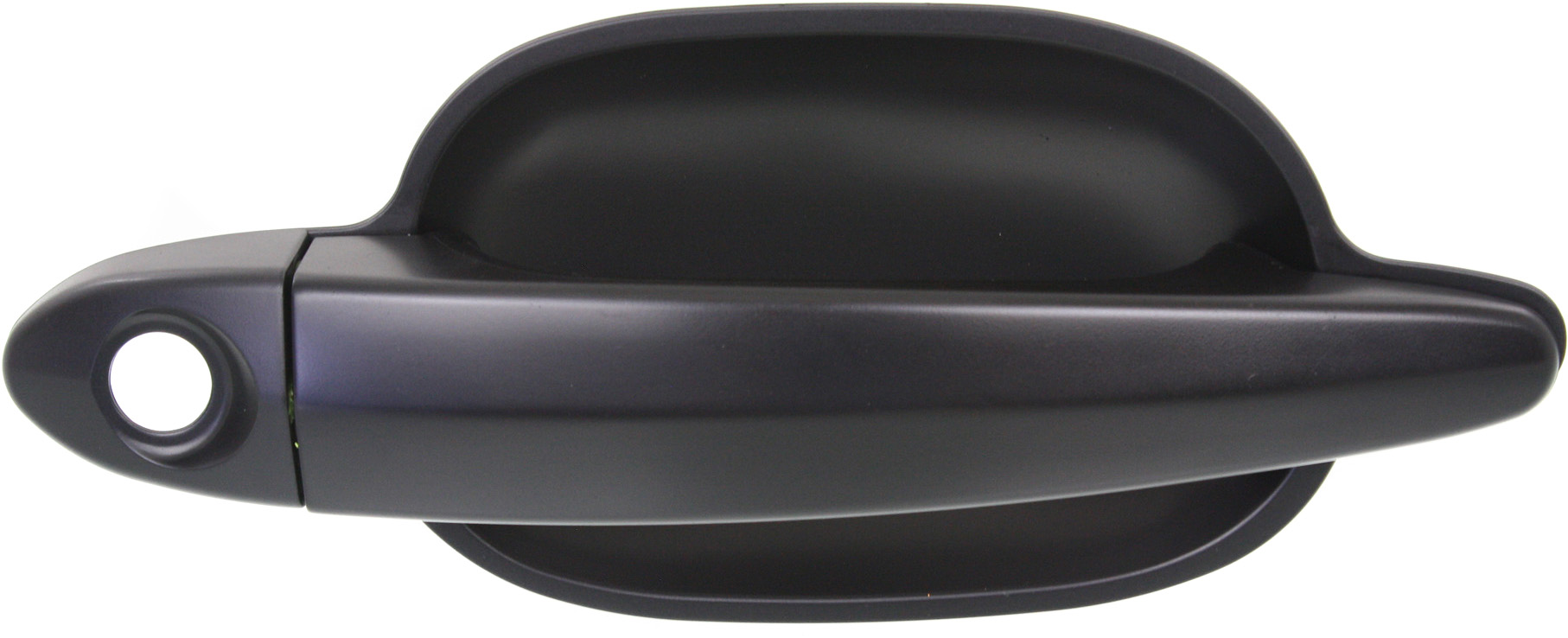 AM 5 SERIES 6 SERIES 04-10 FRONT EXTERIOR DOOR HANDLE LH Primed Black w Keyhole Plastic SKU REPB462344 OEM 51217191913-51216959781