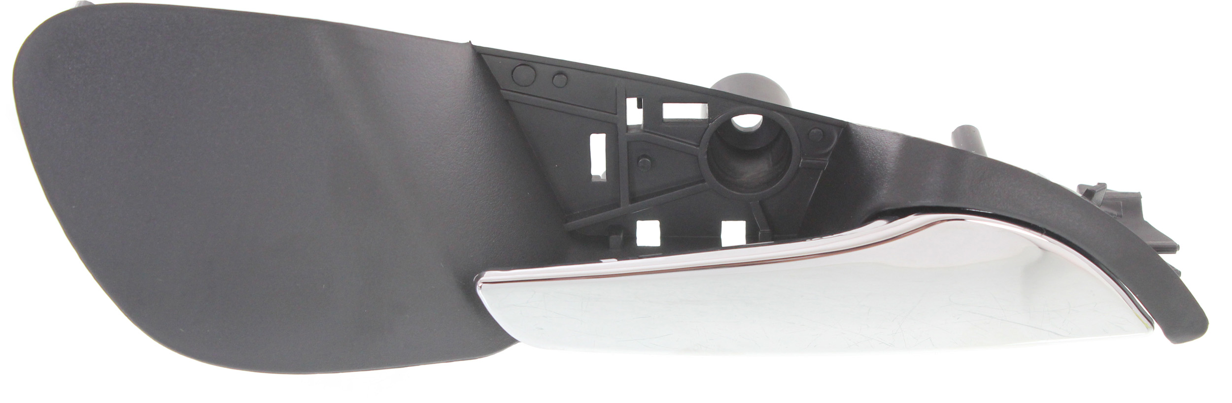 AM REGAL 11-17 FRONT INTERIOR DOOR HANDLE RH Chrome Lever+Black Housing Plastic w o Keyhole SKU REPB462353