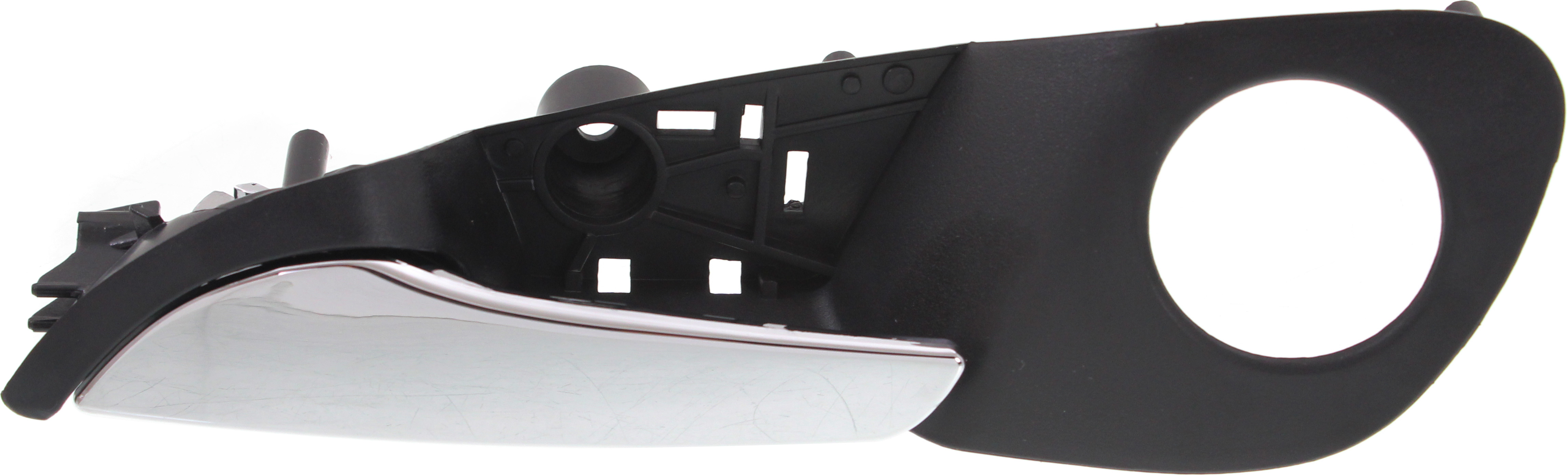 AM REGAL 11-17 FRONT INTERIOR DOOR HANDLE LH Chrome Lever+Black Housing Plastic w Keyhole SKU REPB462354