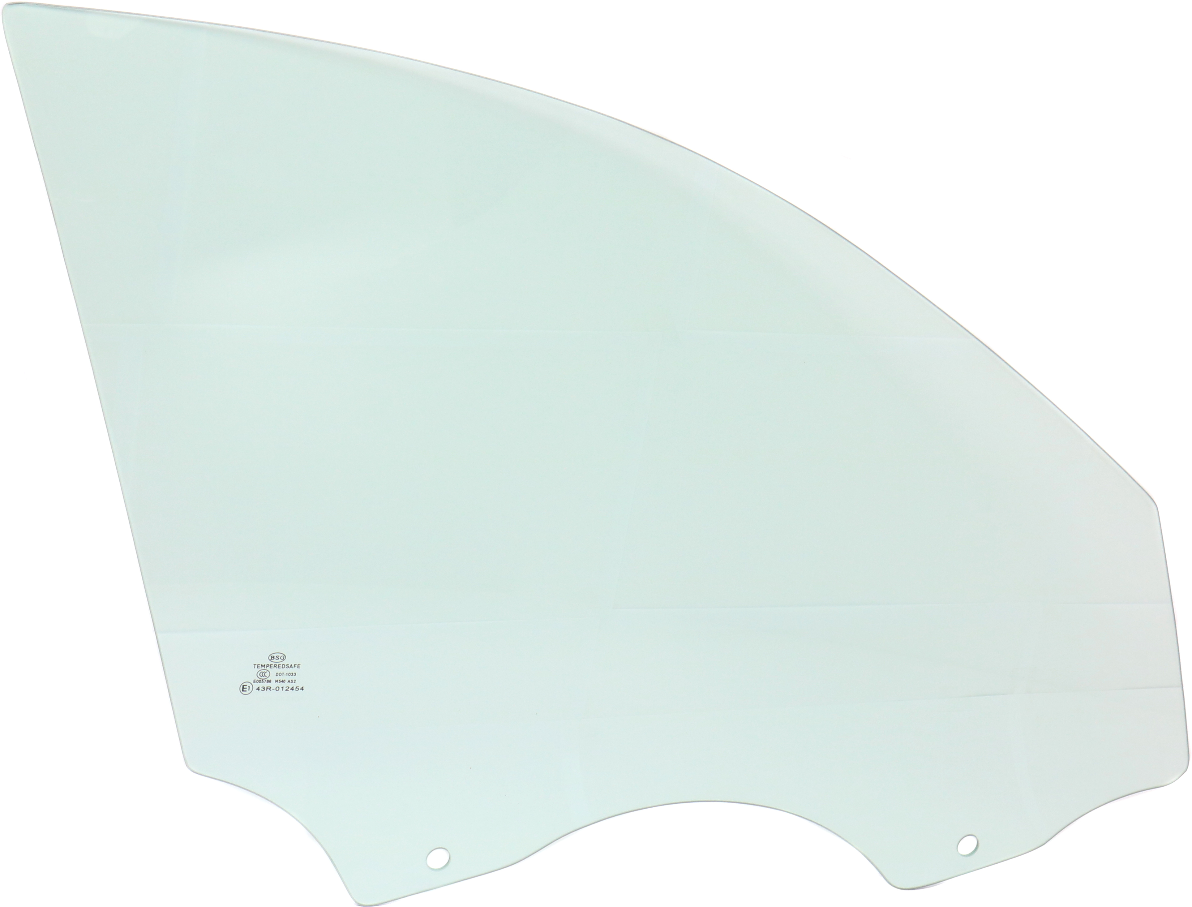 AM 3 SERIES 06-12 FRONT DOOR GLASS RH Green Tint Sedan 06-11 Wagon SKU REPB480101 OEM 51337060264 FD22616GTNN