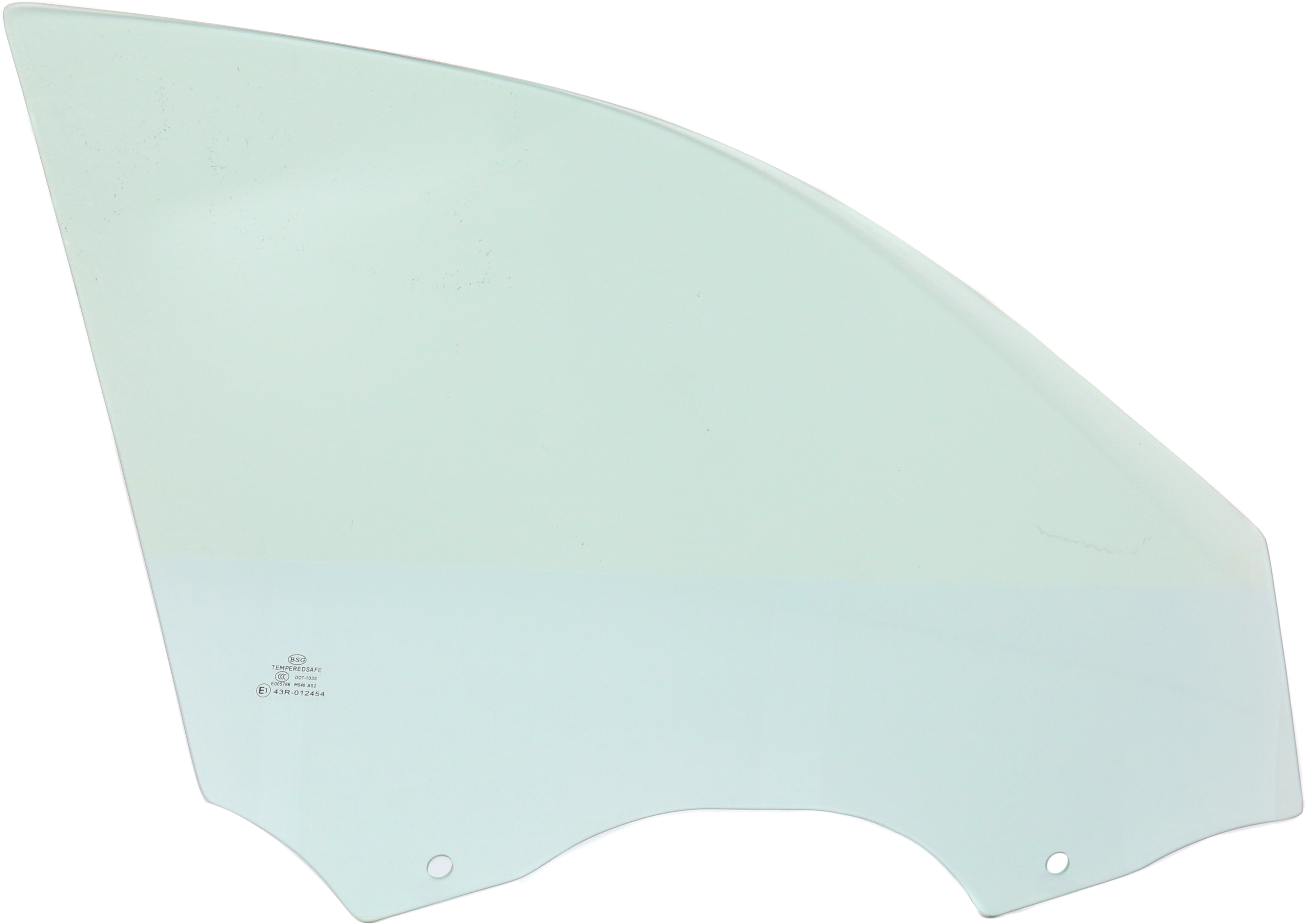 AM 3 SERIES 12-19 FRONT DOOR GLASS RH Green Tint Sedan 12-18 Wagon 14-19 SKU REPB480103 OEM 51337259826 FD25622GTNN