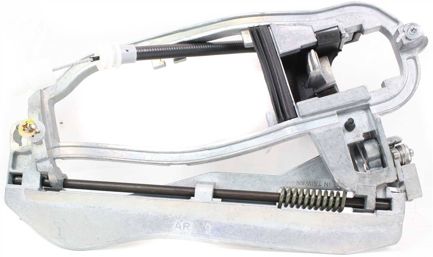 AM X5-00-06 REAR EXTERIOR DOOR HANDLE RH Carrier Only w Cable SKU REPB491301 Partslink BM1521102 OEM 51228243636