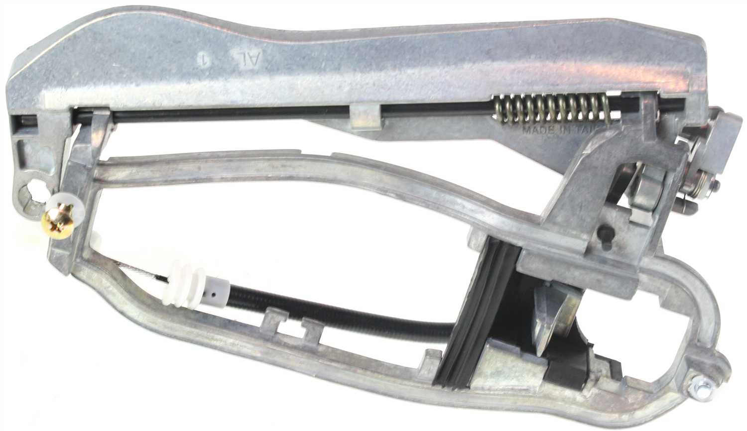 AM X5-00-06 REAR EXTERIOR DOOR HANDLE LH Carrier Only w Cable SKU REPB491302 Partslink BM1520102 OEM 51228243635