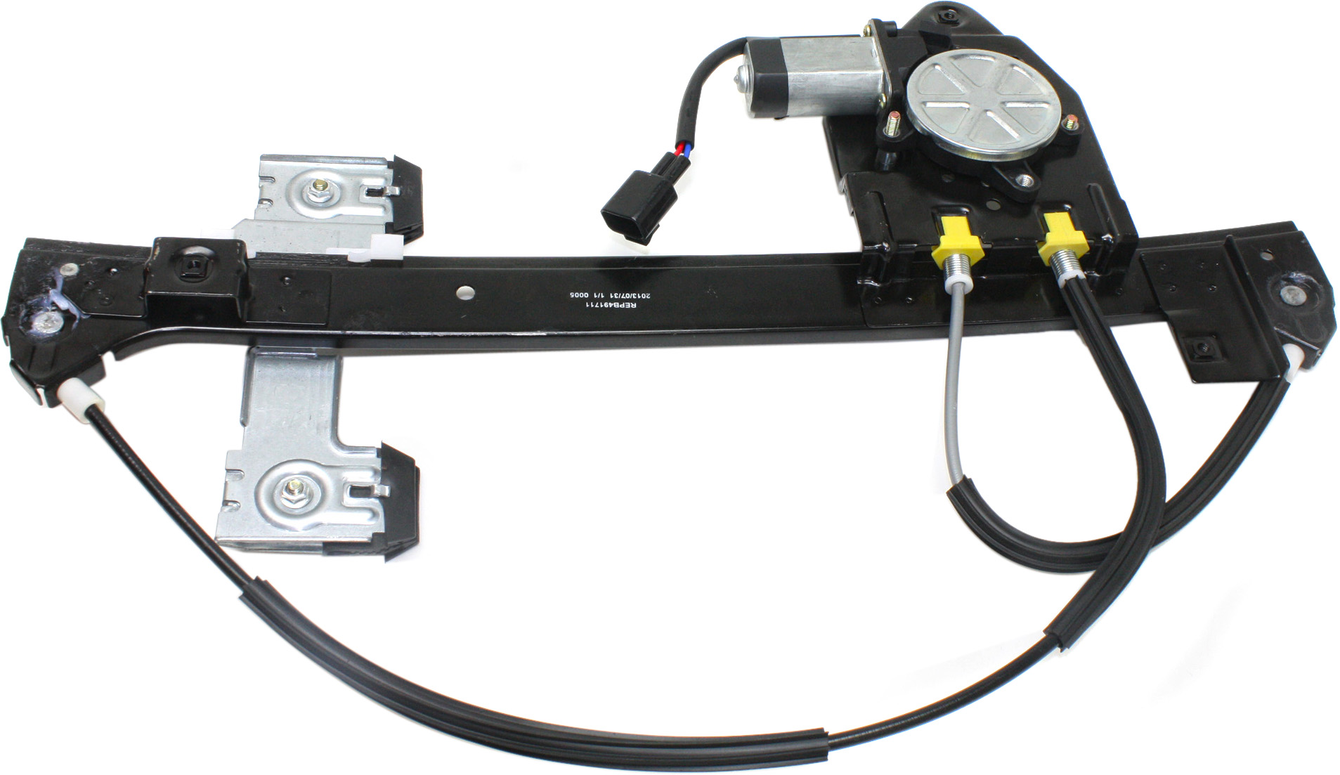 AM TRAILBLAZER 02-09 REAR WINDOW REGULATOR RH Power w Motor 5 Passenger SKU REPB491711 Partslink GM1551109 OEM 15893783