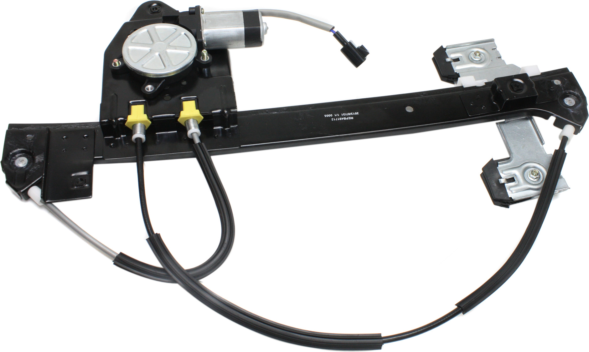 AM TRAILBLAZER 02-09 REAR WINDOW REGULATOR LH Power w Motor 5 Passenger SKU REPB491712 Partslink GM1550109 OEM 15893782