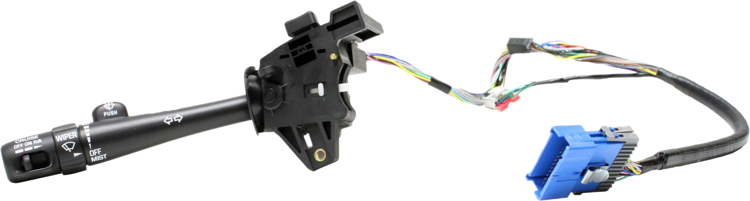 AM PARK AVENUE 96-05 TURN SIGNAL SWITCH w Lever Also Controls Headlight Dimmer Windshield Wiper SKU REPB504301 OEM 26051844-26067713-26077759-889
