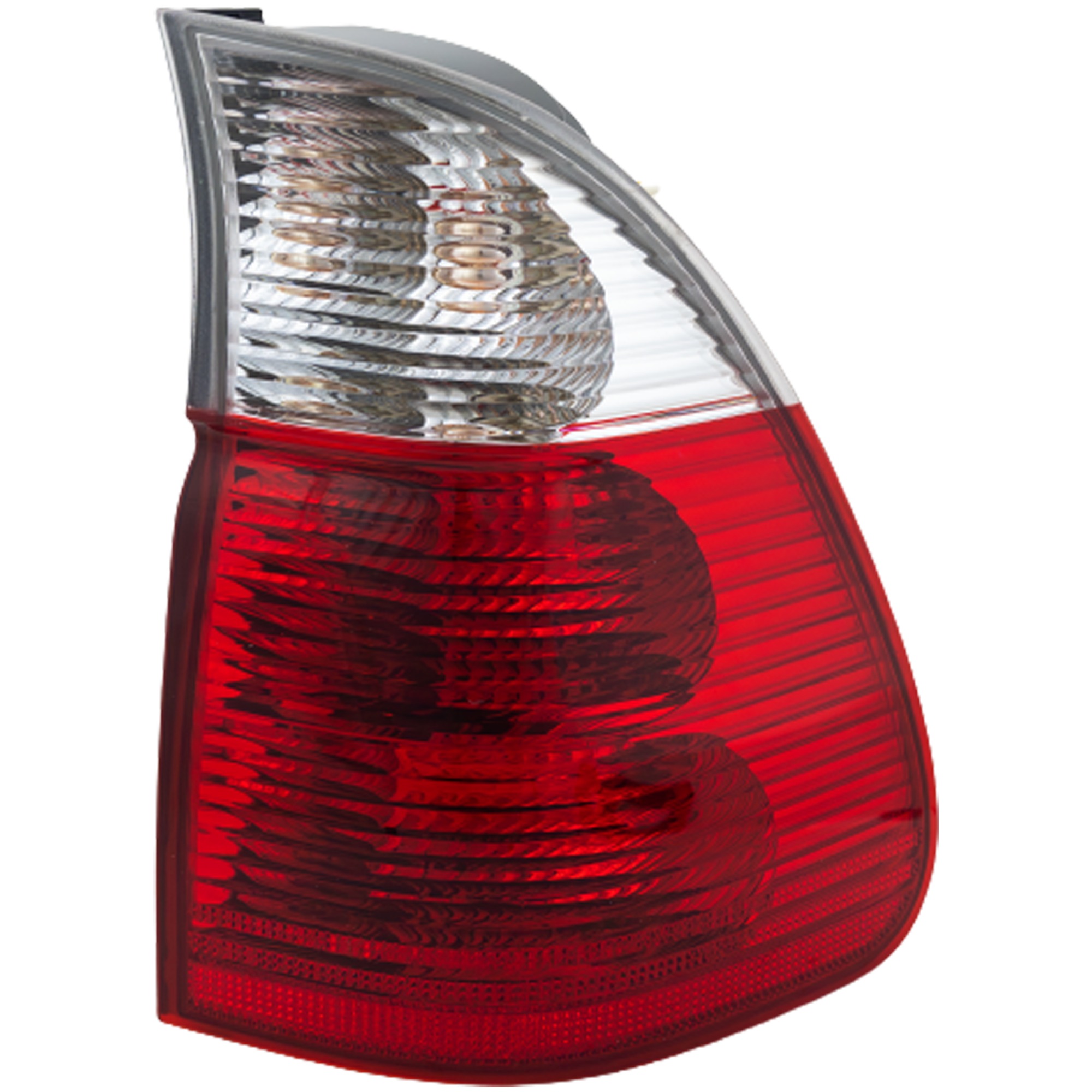 AM X5-04-06 TAIL LAMP RH Outer Assembly Halogen w White Turn Indicator SKU REPB730101 Partslink BM2801118 OEM 63217164474