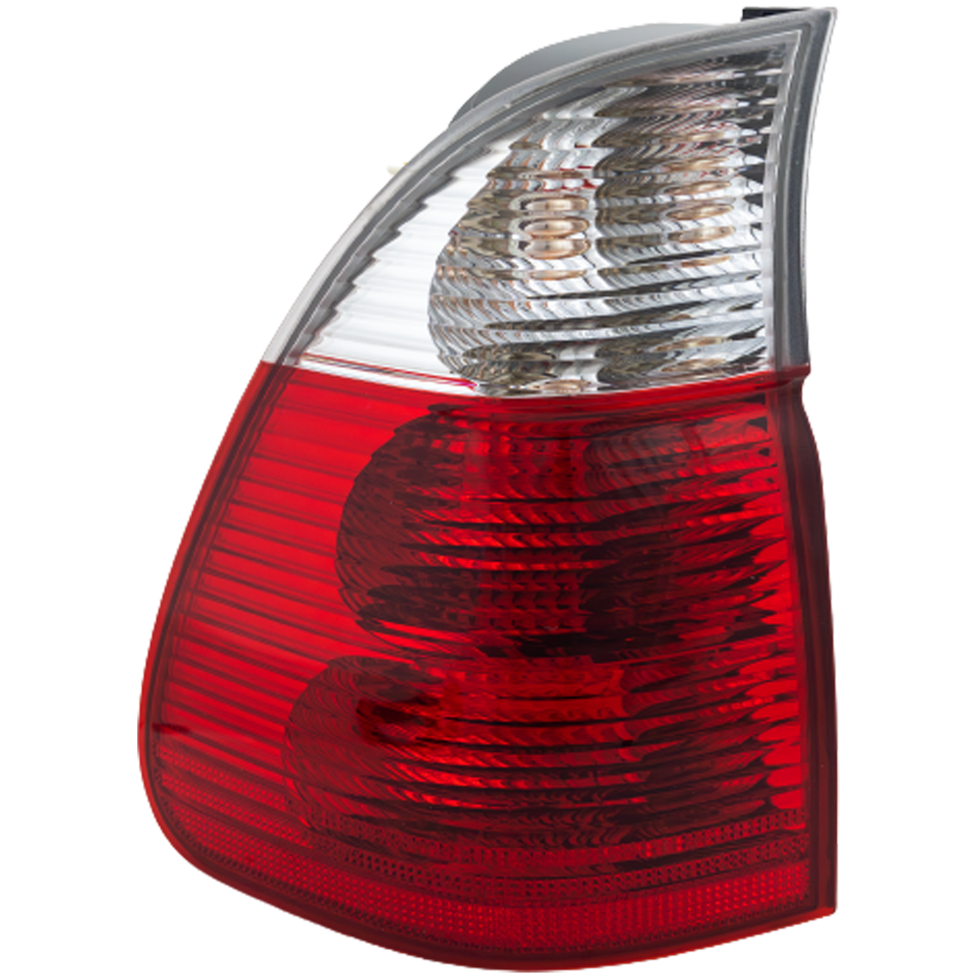 AM X5-04-06 TAIL LAMP LH Outer Assembly Halogen w White Turn Indicator SKU REPB730102 Partslink BM2800118 OEM 63217164473