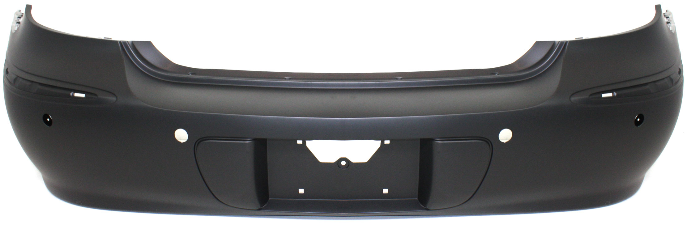AM ALLURE LACROSSE 05-09 REAR BUMPER COVER Primed w Obj Snsr Holes w Chrome Pkg SKU REPB760115P Partslink GM1100707 OEM 19120177