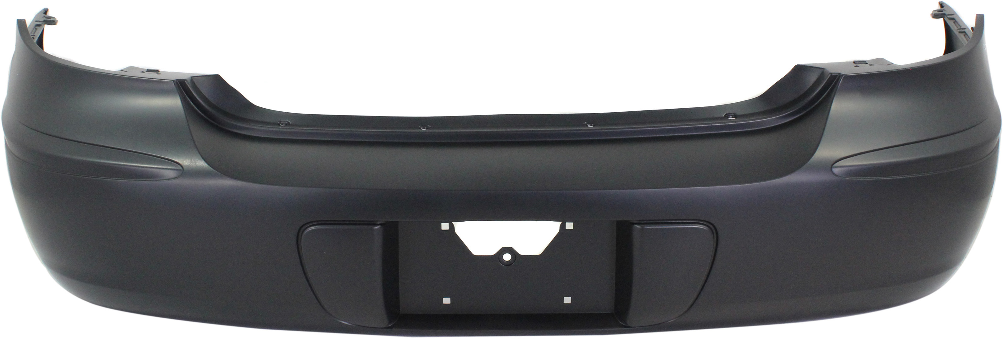 AM LACROSSE 05-07 REAR BUMPER COVER Primed w o Chrome Pkg CX Model SKU REPB760133P Partslink GM1100706 OEM 12336060